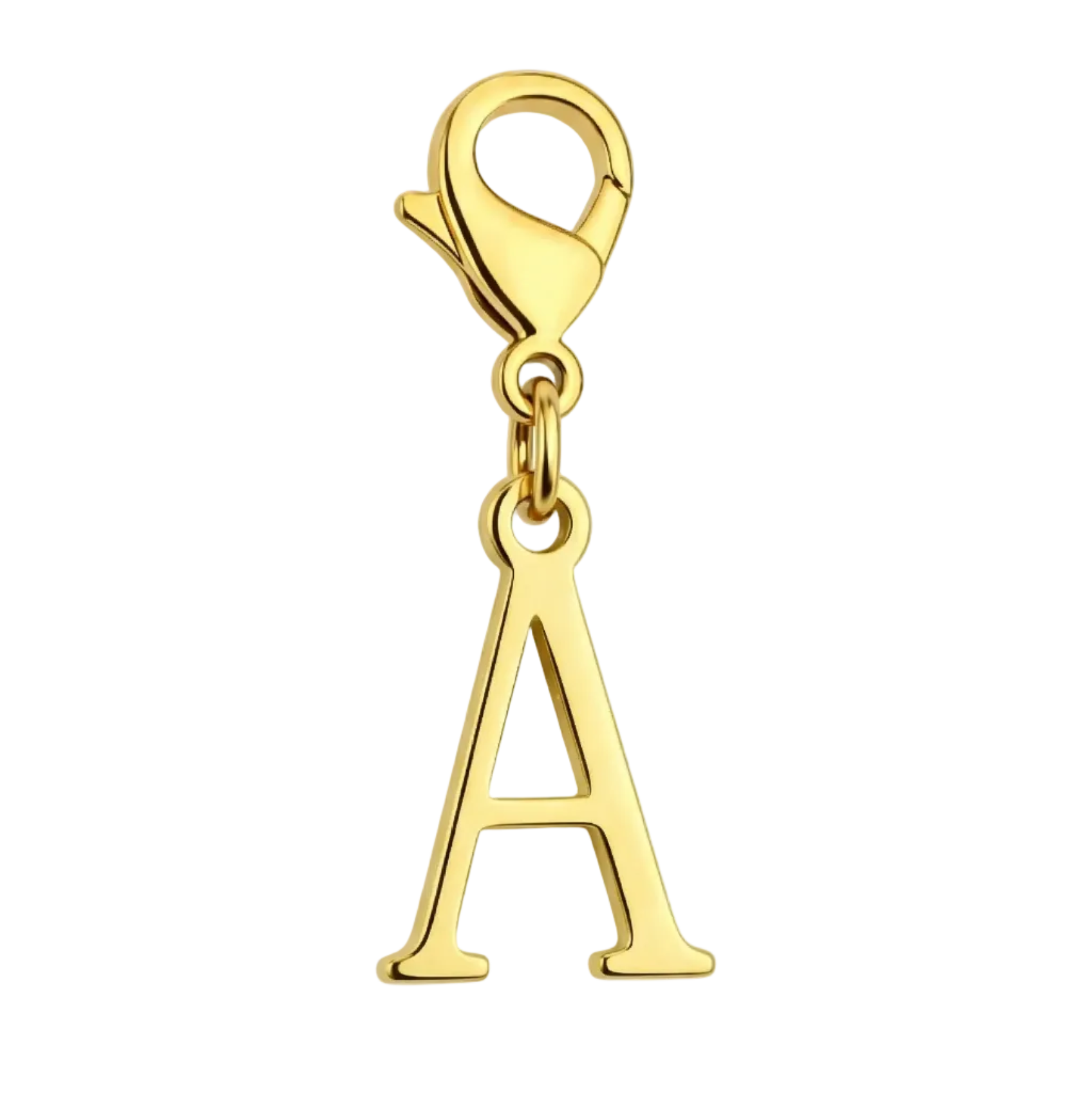 A Charm vor weißem Hintergrund