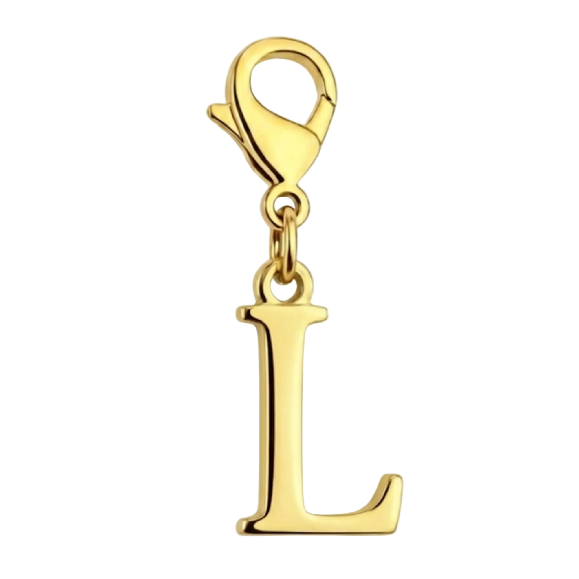 L Charm vor weißem Hintergrund