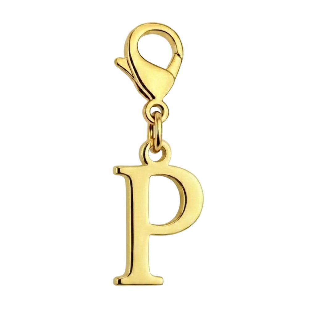 P Charm vor weißem Hintergrund