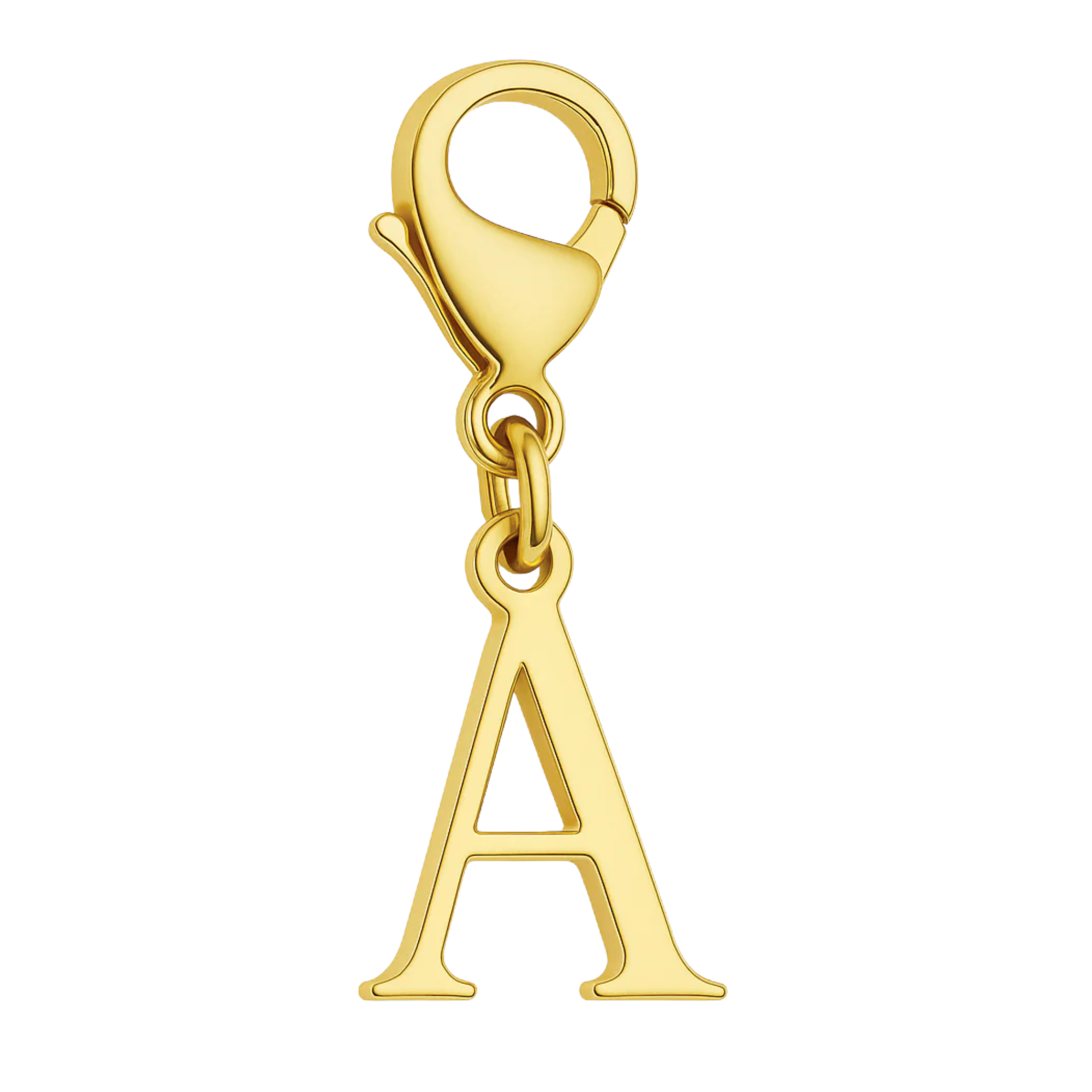 Buchstaben Charm A - Personalisierter Schmuckanhänger aus Edelstahl