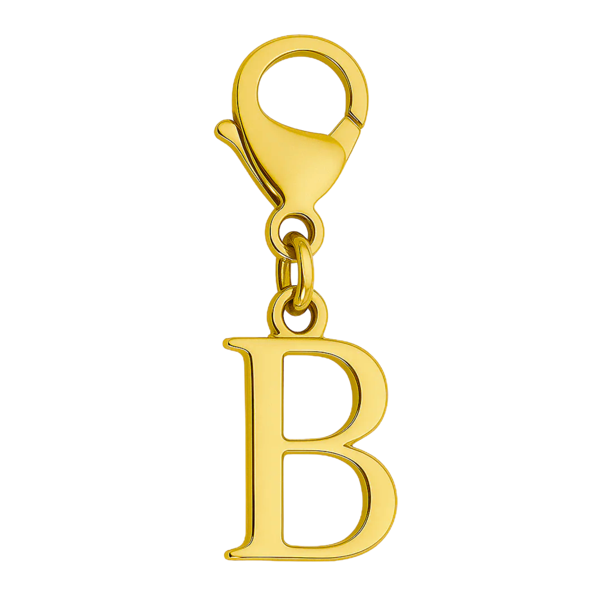 Buchstaben Charm B - Personalisierter Schmuckanhänger aus Edelstahl