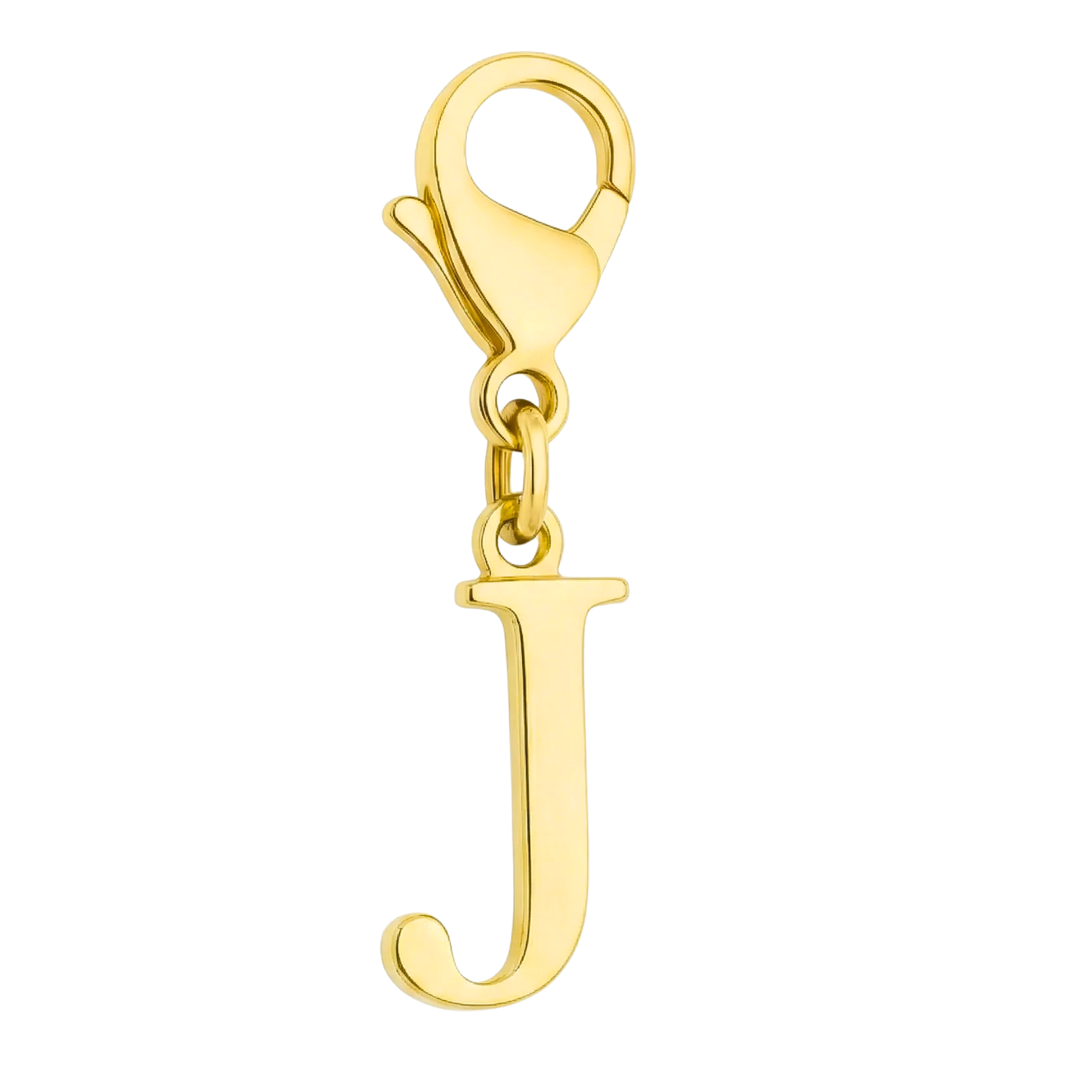 Buchstaben Charm J - Personalisierter Schmuckanhänger aus Edelstahl