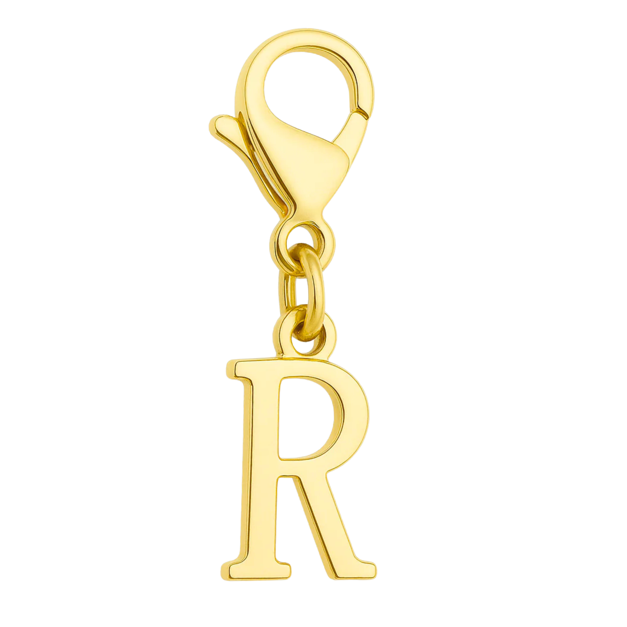 Buchstaben Charm R - Personalisierter Schmuckanhänger aus Edelstahl