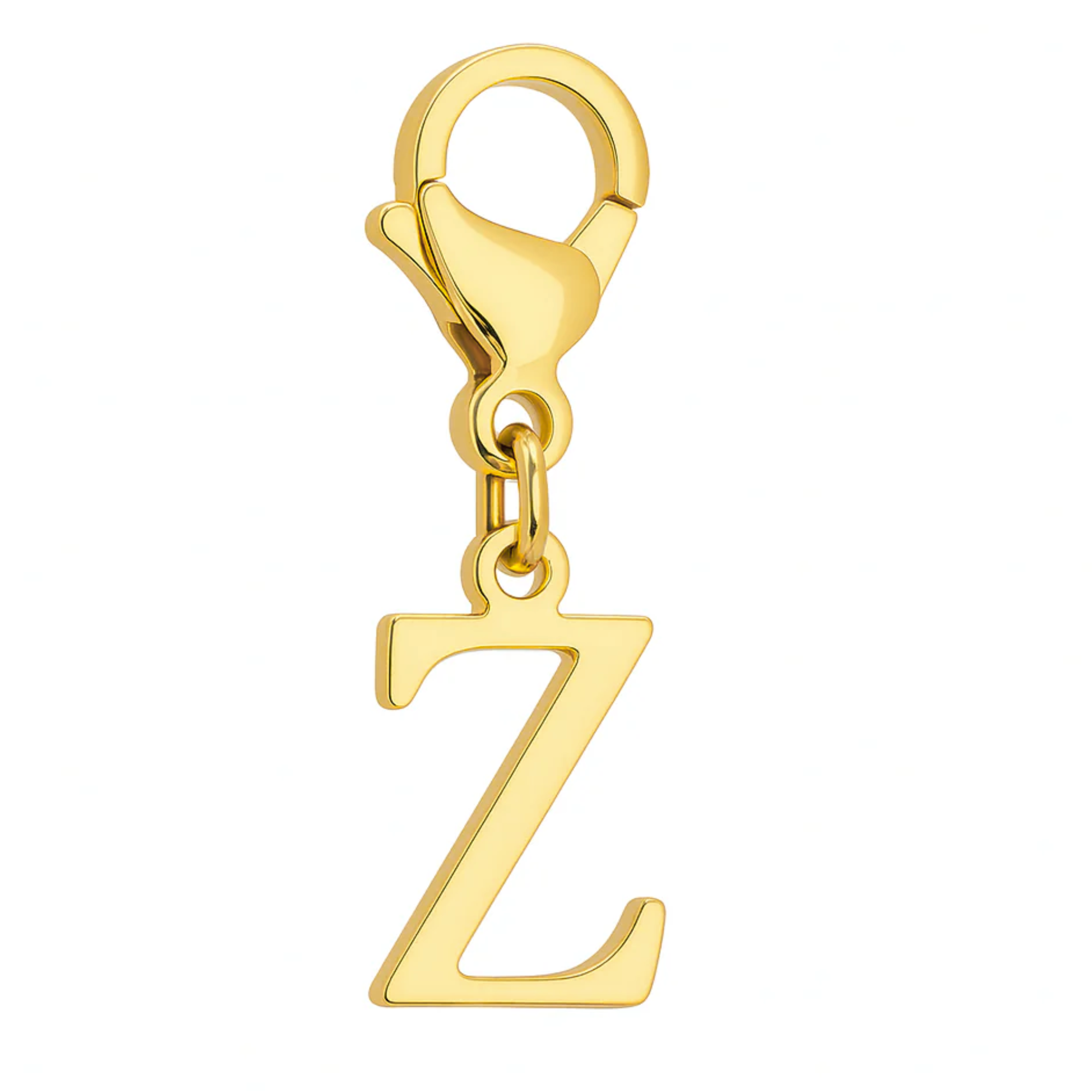 Buchstaben Charm Z - Personalisierter Schmuckanhänger aus Edelstahl